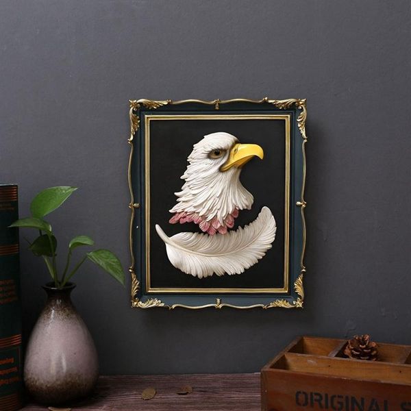

frames creative animal pattern coffee shop home decoration painting relief resin wall art nordic uadro decorativo picture