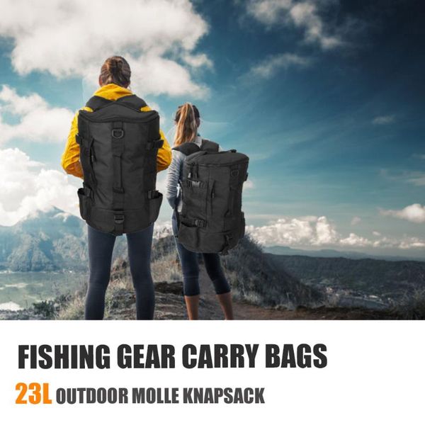 

fishing accessories portable tackle backpack gear storage carry bags large capacity for outdoor