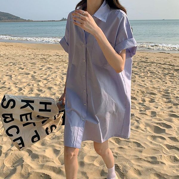 

women's knits & tees summer korean style 2021 loose mid-length underclothes missing super fashion outerwear short sleeve shirt for, White