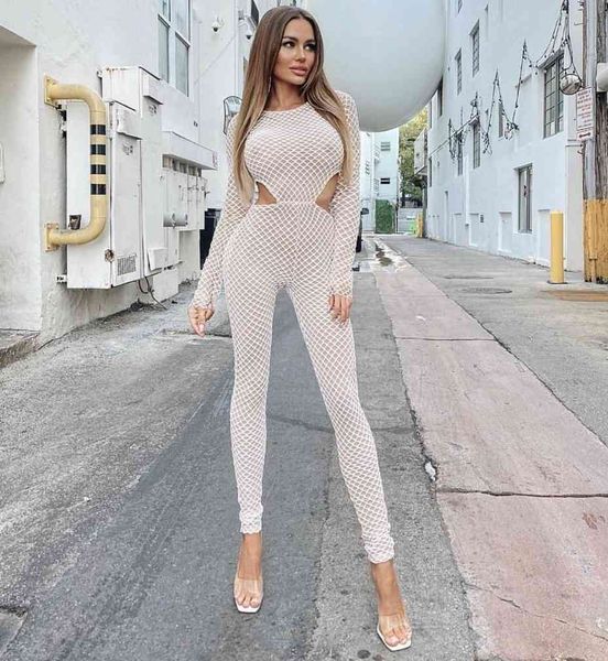 

capris capris luxury high street spring long sleeve mesh beige cotton women jumpsuit 2021 celebrity designer fashion rompers, Black;white