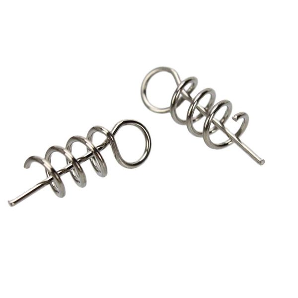 

fishing hooks 1.5/3.5 cm 100pcs lu ya accessories lock pin bait with spring crank hook lead skit ji needle gear q