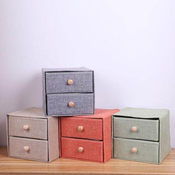 

storage drawers 2021 style fabric foldable drawer deskdouble boxes linen organizer a variety of scenarios