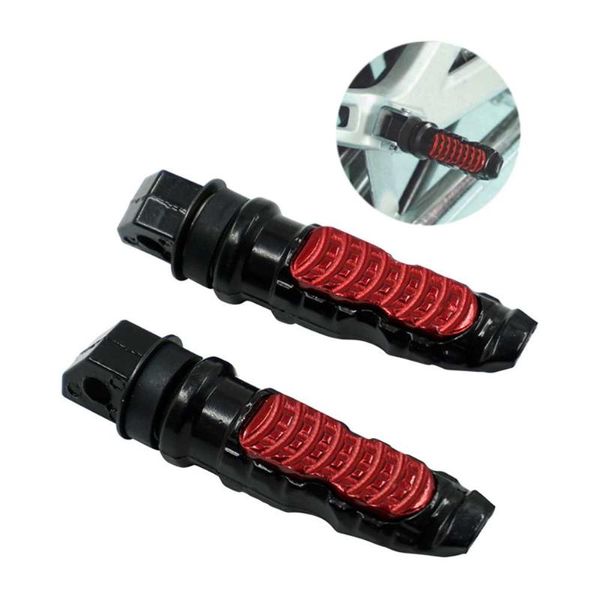 

pedals 2pcs universal motorcycle rear passenger foot pegs footrest scooter foot-peg motorbike modified aluminum alloy pedal