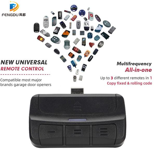 

2021 garage door opener multi frequency 280-868mhz remote command rolling code remote control duplicator for gate