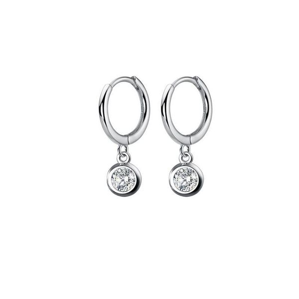 

hoop & huggie silver earrings 100% 925 sterling with pearl, Golden;silver