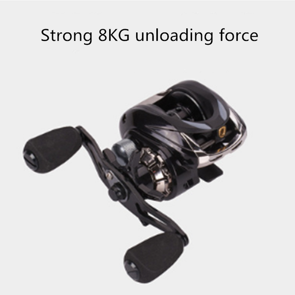 

all-metal double slow-down system fishing reel 8kg 18+1 bearing 7.2:1 gear ratio aluminum alloy 2021 baitcasting reels