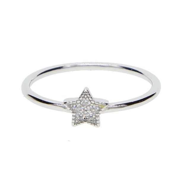 

wedding rings latest 925 sterling silver jewelry wholesale drop tiny blink cz star christmas gift young girl delicate women ring, Slivery;golden