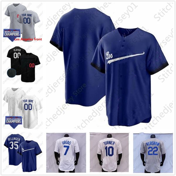 

city connect gold program college baseball jersey mookie betts julio urias cody bellinger walker buehler clayton kershaw seager scherzer jus, Black