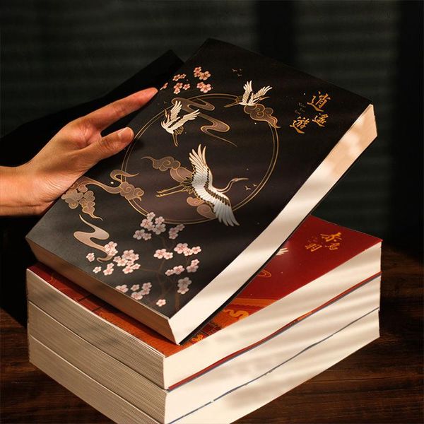 

notepads thickened sketch book drawing student a4 antique art supplies 16k blank notebook, Purple;pink