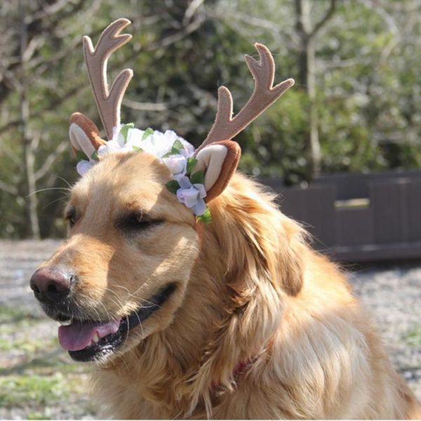 

cat costumes christmas hat hexagonal accessories, women's fairy antlers head band cap