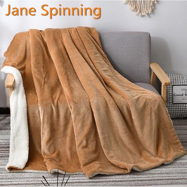 

blankets flannel blanket coral fleece bedspread portable woolen sherpa weighted grey