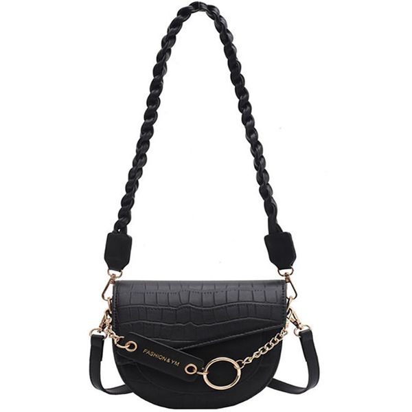 

evening bags women shoulder ladies crocodile pattern crossbody bag female luxury designer handbags circular package for school girl 2021