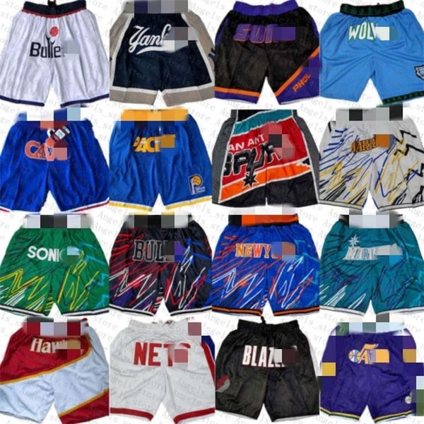 

Indiana\rPacers New\rYork\rKnicks San jersey Antonio\rSpurs Utah\rJazz\rChicago\rBull Just Basketball Shorts DON, Color17