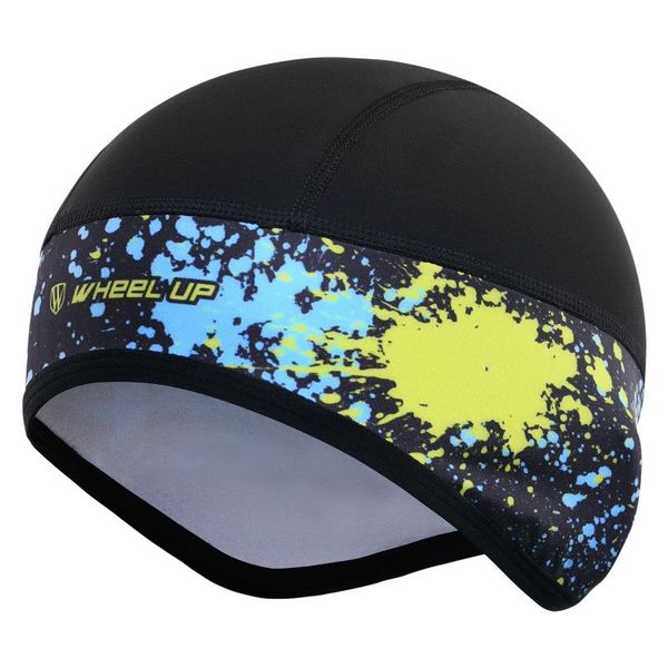 

winter outdoor fleece beanie warm cap windproof thermal for hiking riding climbing cycling helmet inner hat man caps & masks, Black