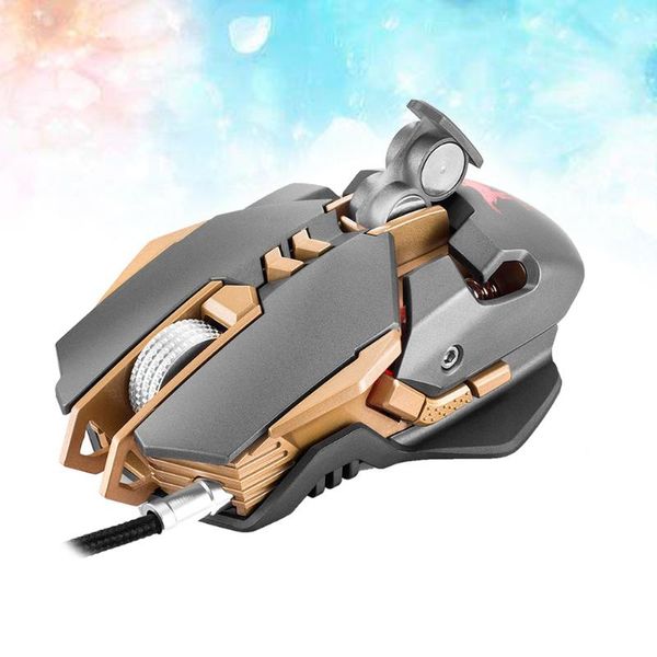 

mice cw30 3200dpi optical 7 keys usb led light gaming for pc game playing (white)