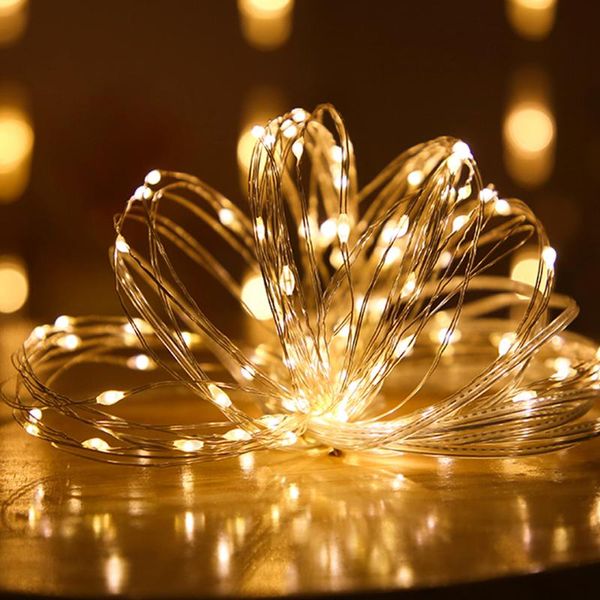 

vanity lights 5v 1/2/5/10m copper wire led string light holiday lighting fairy xmas garland for wedding party decoration