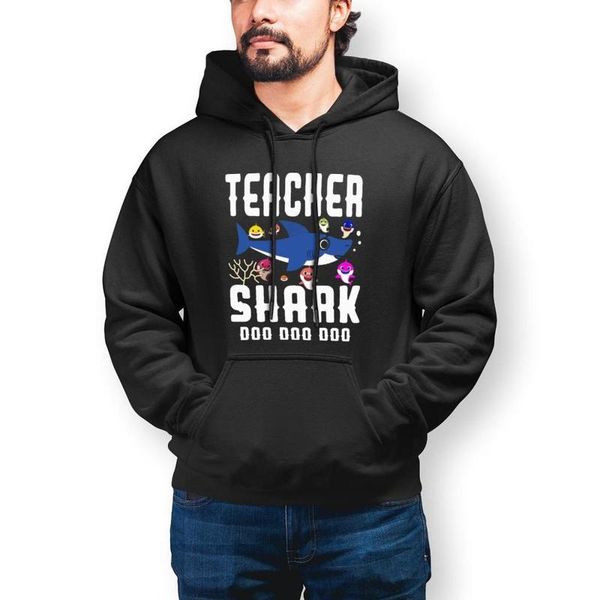 

men's hoodies & sweatshirts teacher cotton streetwear pullover hoodie warm long length nice xxl men, Black