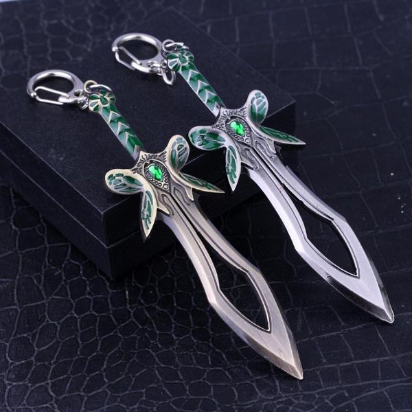 

keychains sword keychain zinc alloy keyring men women accessories jewelry, Silver