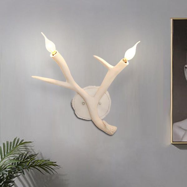 

wall lamp creative tree branch lights study room restaurant cafe club nordic bra sconce villa balcony corridor aisle porch