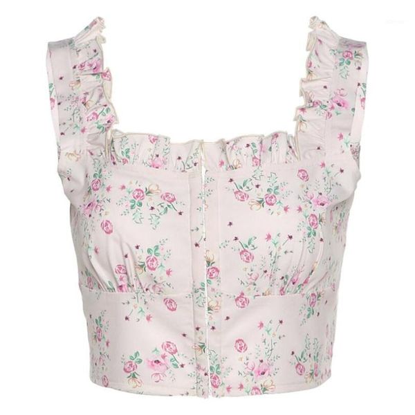 

sweet cute crop women camisole bustier corset 2021 stree casual wear sleeveless vest female punk club bra p51 bustiers & corsets, Black;white