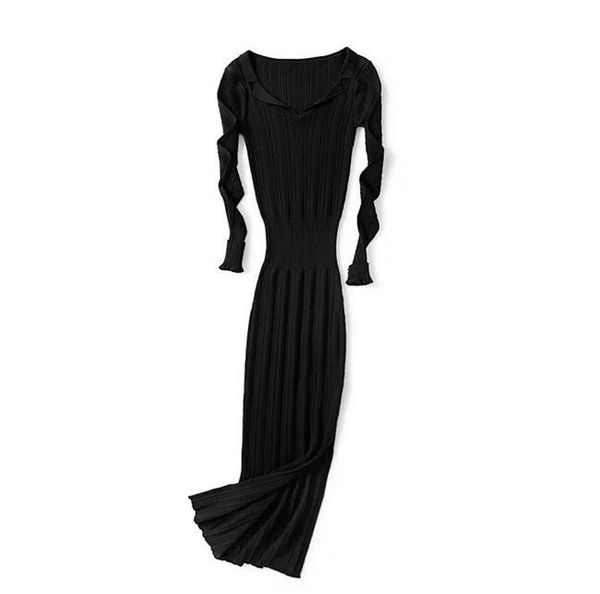 

casual dresses v-neck rayon slim maxi dress, Black;gray