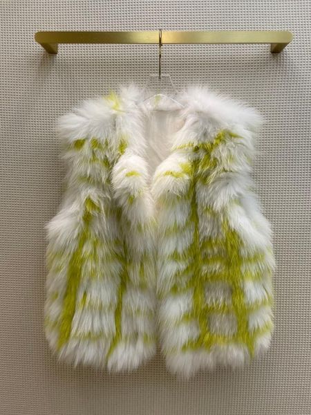 

women's vests the fur vest of fund 2021 autumn winters 0907, Black;white