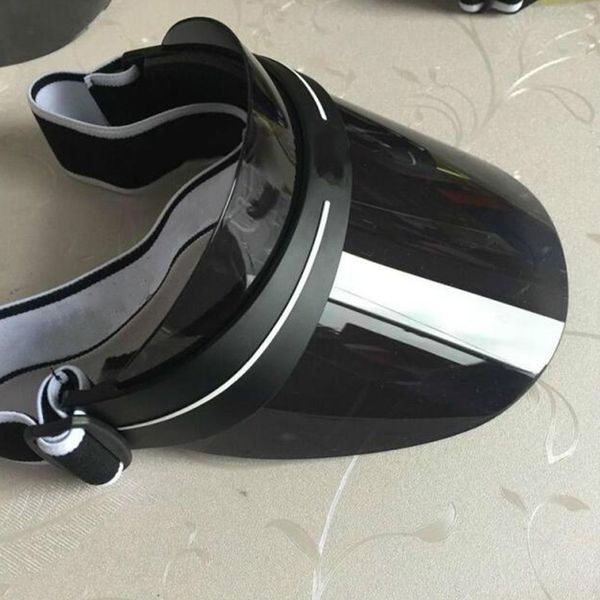 

women's sun visor upgrade thickened sun hat outdoor outdoor ultraviolet male sunglasses cap adjustable size 56-62cm, Blue;gray