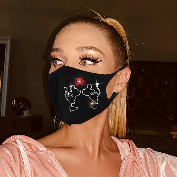 

rhintone yml mask 2021 halloween flash diamond jewelry lbz13