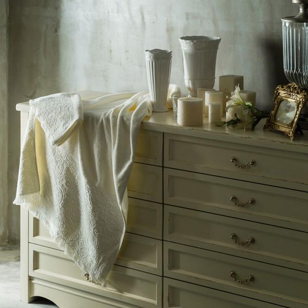 

towel european carved style tassel fashion cotton bath face set soft and comfortable absorbent fabric gift