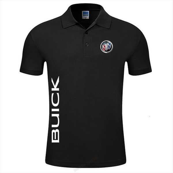 

summer buick men polos shirt solid casual cotton clothes, White;black