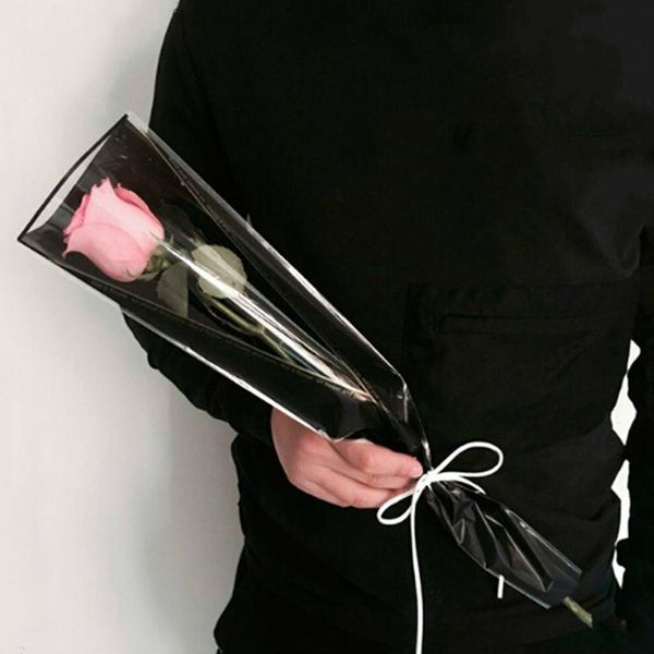 

50pcs/lot wrapping paper for flowers rose florist packaging single gift wedding floral package other arts and crafts