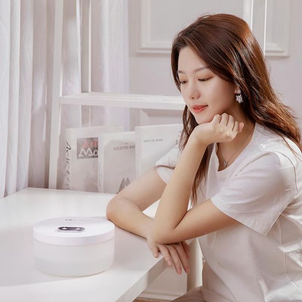 

dual spray air humidifier 2000mah usb rechargeable wireless ultrasonic aroma water mist diffuser romantic light umidificador 1l humidifiers