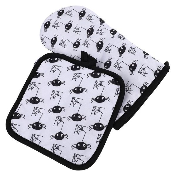 

oven mitts 2pcs home microwave glove mipractical heat resistant baking mat