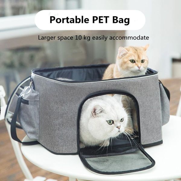 

cat carriers,crates & houses summer puppy diaper bag mongolian hand crossbody portable pet large capacity breathable foldable shoulder
