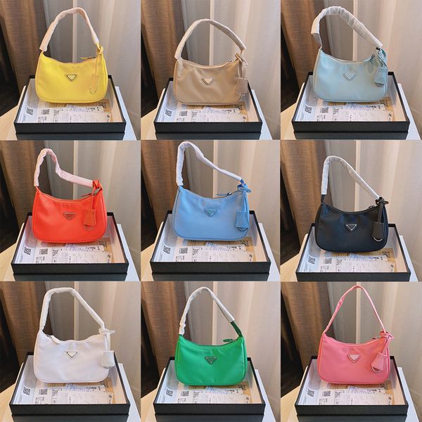 

brand bags with classic luxury quality women's 22*6*15cm designer 2021 fashion handbag shoulder box size nylon kbskm