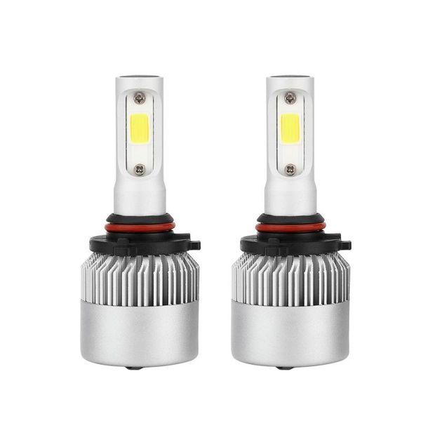 

car headlights h4 h7 h11 h1 h13 h3 9003 9005 9006 9007 9008 cob led headlight bulb hi-lo beam 60w 6000lm 6000k auto headlamp 9-36v cz