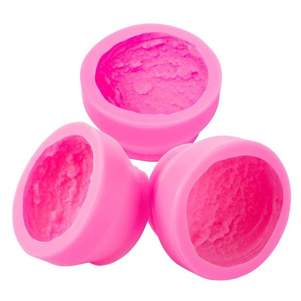

baking moulds 3pcs/set ice cream ball making silicone candle soap mold fondant diy decorating mould plaster pendent molds
