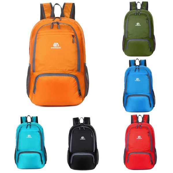 

outdoor bags 30l lightweight foldable waterproof nylon women men skin pack backpack travel sports camping hiking bag rucksack