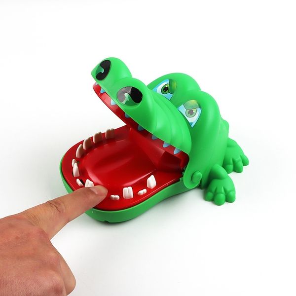 

large finger shark tooth extraction game hand biting crocodile parent child trickery toy