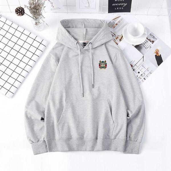 

spring style star same fashion hooded pullover, Black