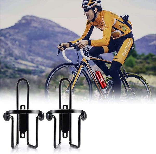 

bicycle water bottle holder aluminum alloy bike cage universal mtb road outdoor cycling accessories bottles & cages