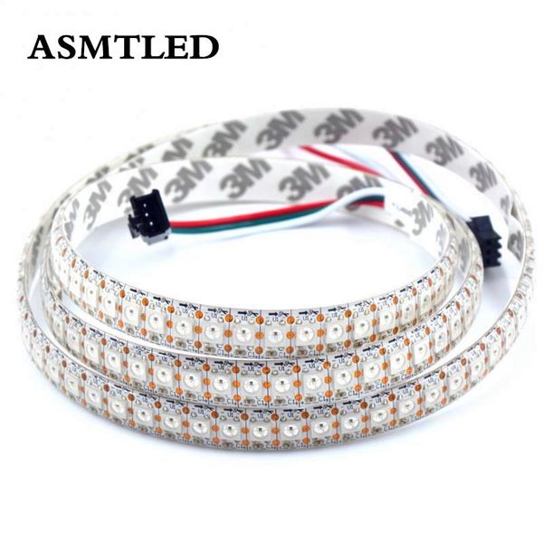 

strips dc5v ws2812 built-in ic ws2812b led strip light rgb full color 30/60/144 pixel individually addressable programmable tape