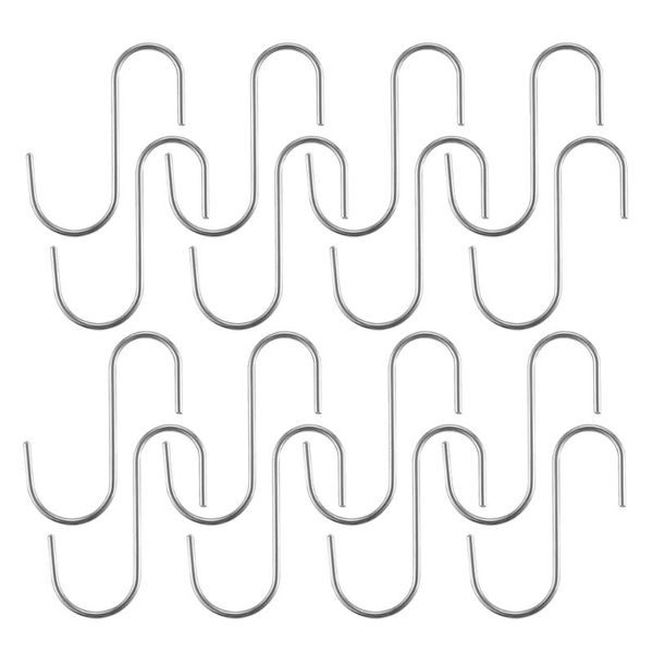 

hooks & rails 60pcs shaped stainless steel hanging kitchen hanger