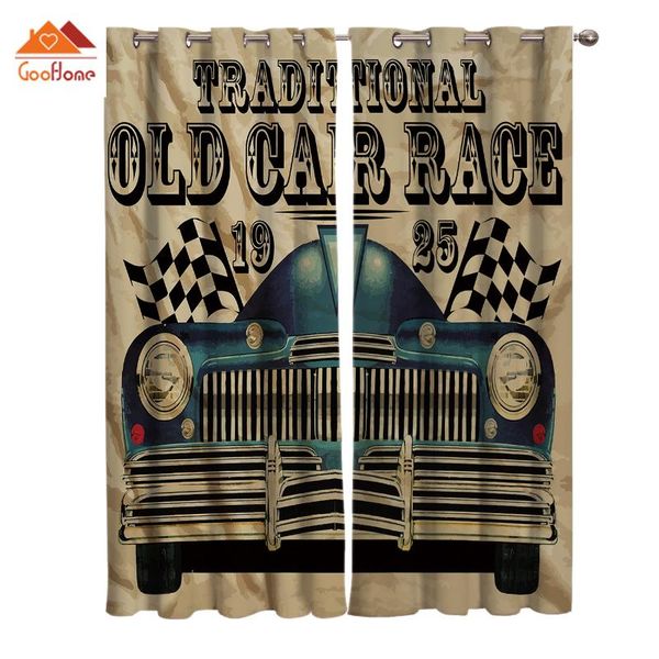

curtain & drapes traditional old car race window curtains living room outdoor fabric home decor
