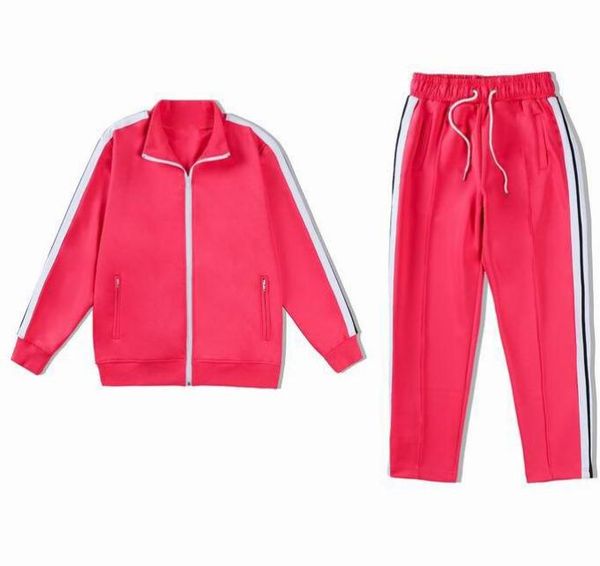

angel brand womens mens palm tracksuits sweatshirts suits men track sweat suit coats man designers angels jackets hoodies pants angle sports, Black