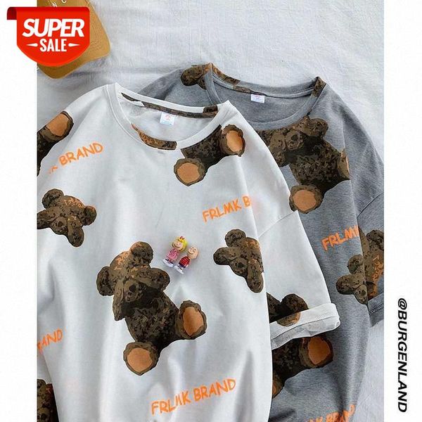 

super fire short-sleeved shirt women loose sense niche net red half-sleeved #je45, White