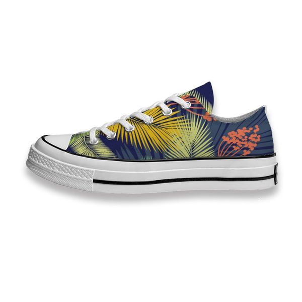 

custom printed shoes colored palm leaves sneakers low mens womens skateboard sport footwear diy trainers canvas casual shoe 2ij5 uopw