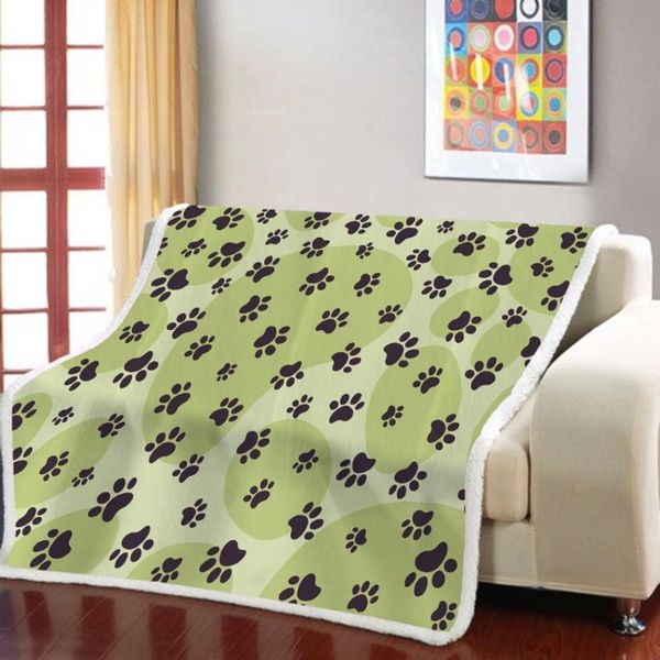

blankets dog sherpa blanket 3d print cartoon lovely kawaii weighted nap office sofa throw for children kids
