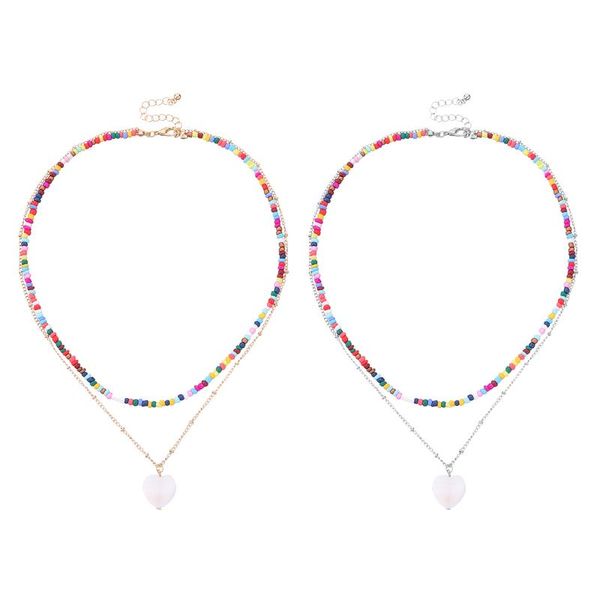 

chains bohemian shell choker necklace statement short collar chain for women female boho jewelry, Silver