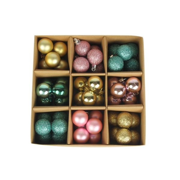 

party decoration assorted color christmas balls tree ornaments gift xmas holiday ball home hanging pendant